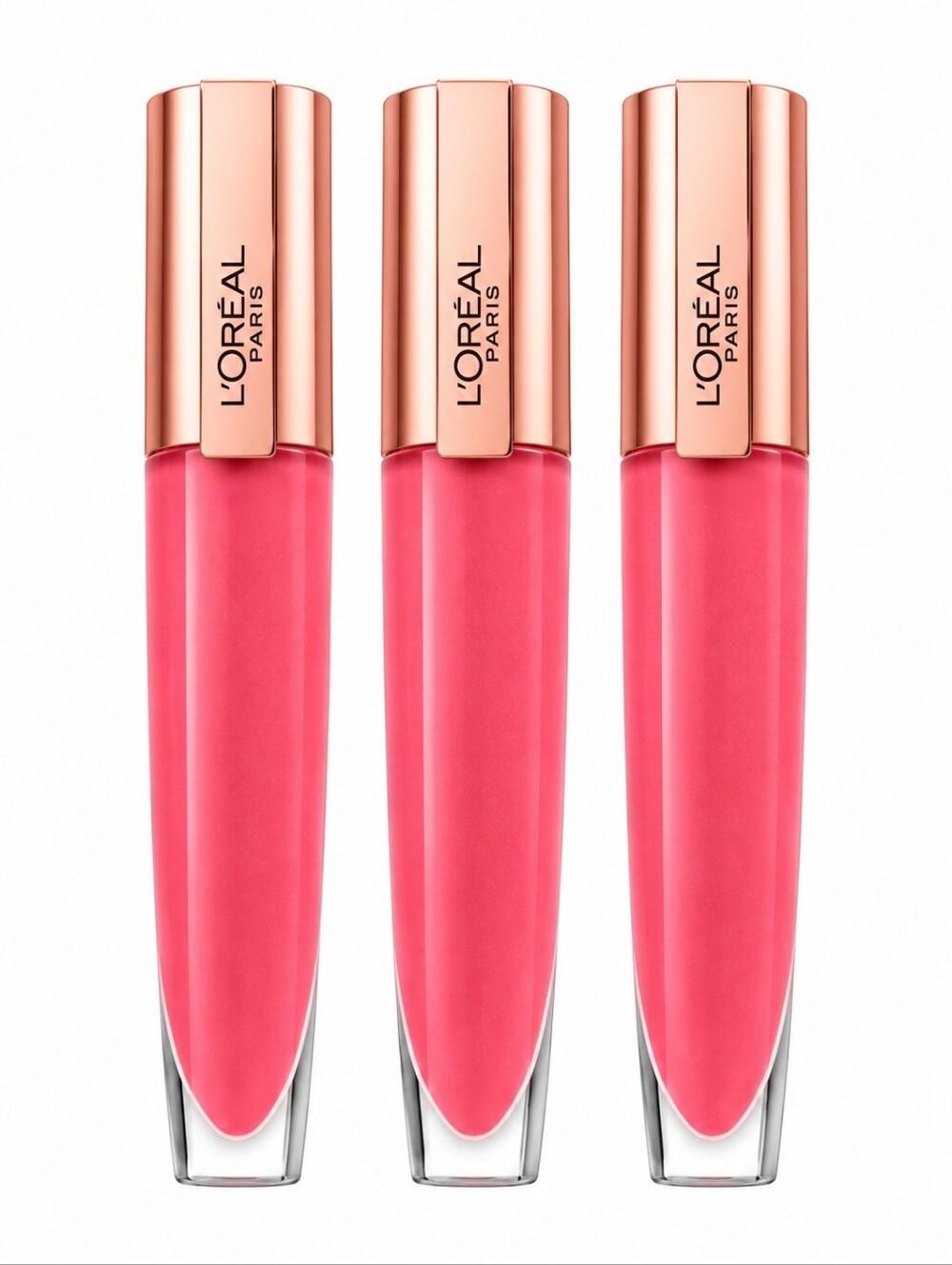 3 x L’Oréal Glow Paradise Hydrating Balm-in-Gloss 60 Sophisticated Rose